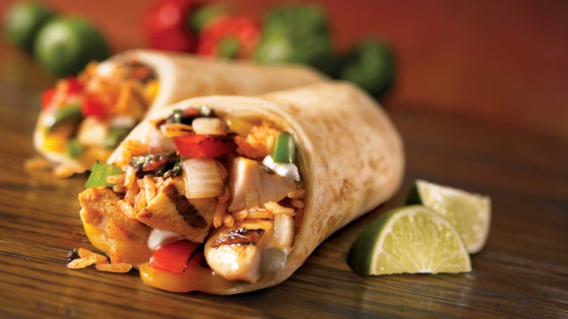 Burrito Chicken Close Up 461198